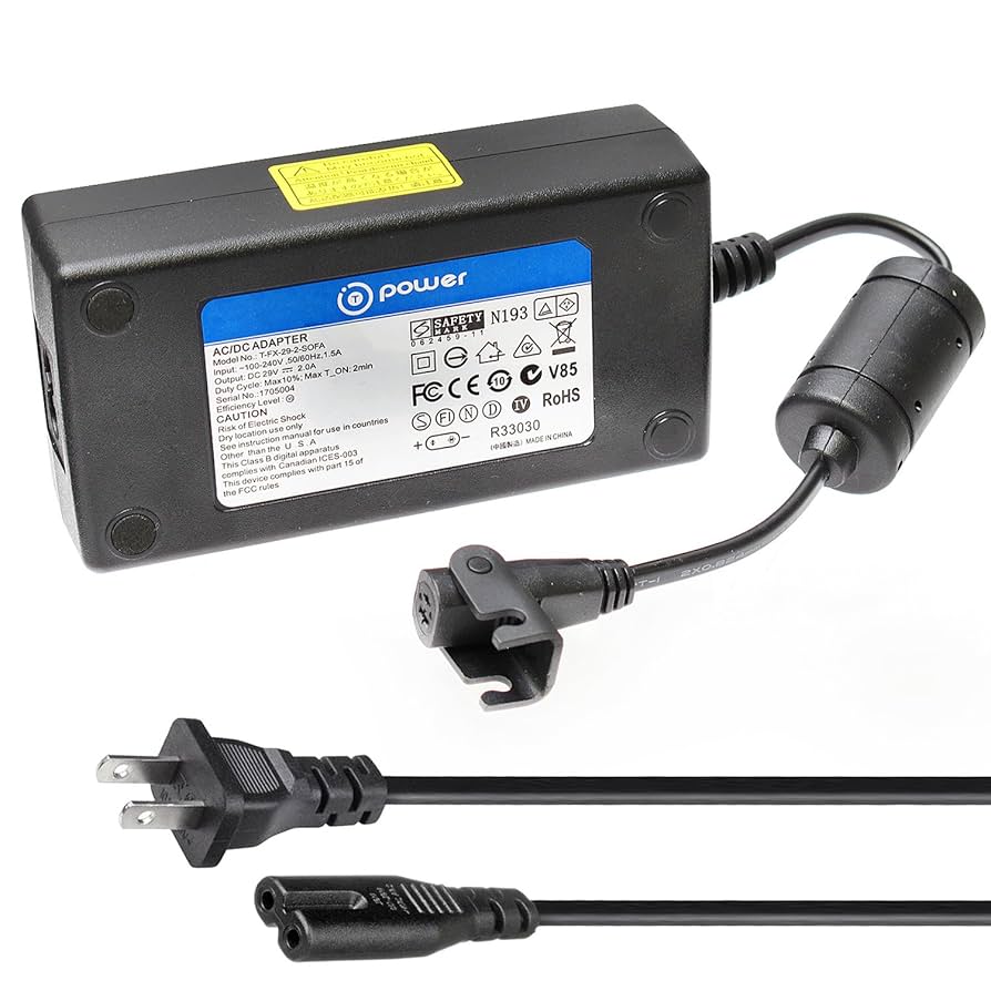 Amazon.com: T-Power 2-pin Ac Adapter for APEX ZBHWX-A290020
